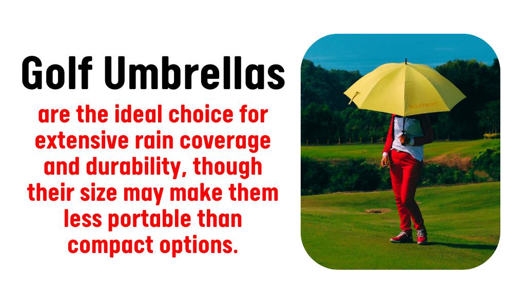 Are Golf Umbrellas Good for Rain?