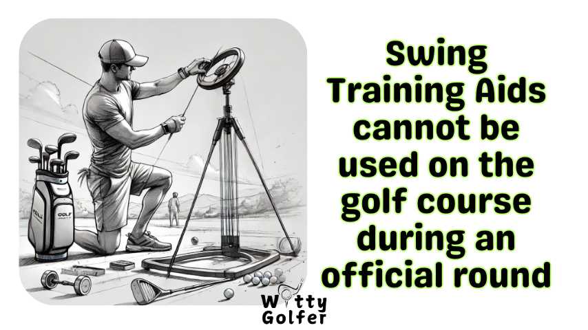 Can You Use Swing Training Aids on the Golf Course