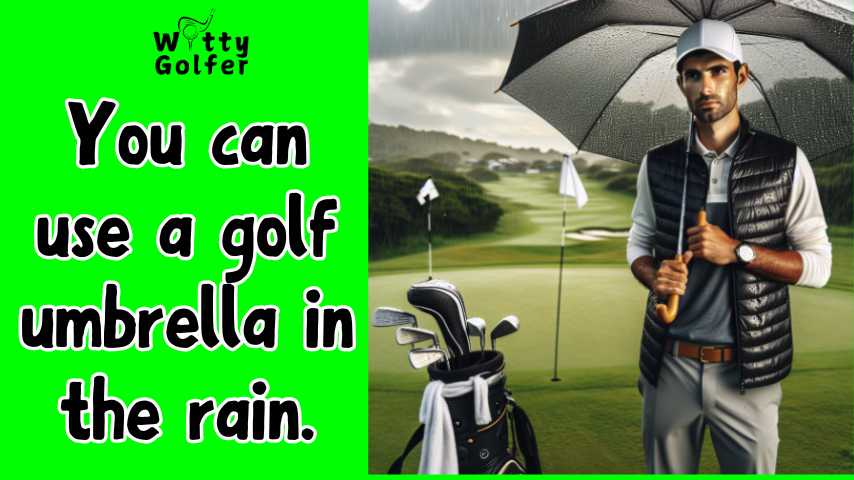 Can You Use a Golf Umbrella in the Rain