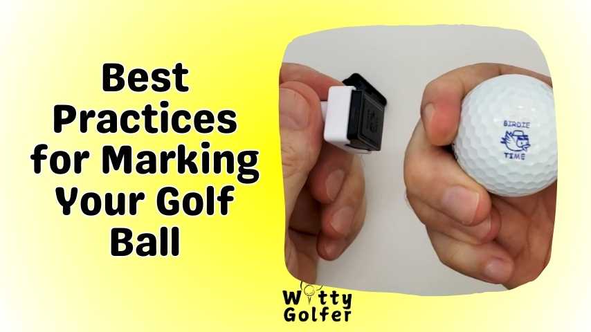 How Do You Mark Your Titleist Golf Ball