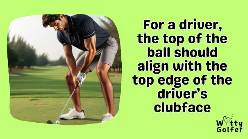 How High Should You Tee Up a Golf Ball