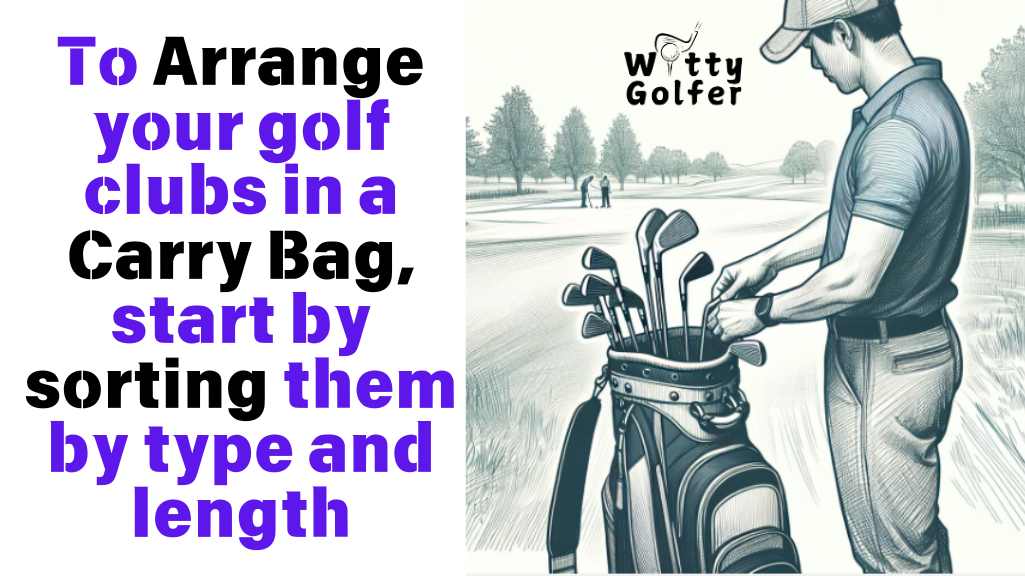 How to Arrange Golf Clubs in a Carry Bag (2)