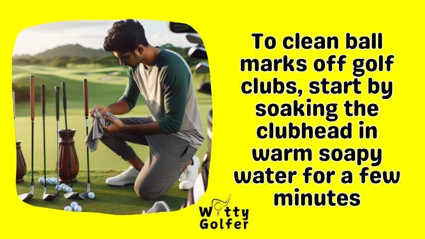 How to Clean Ball Marks Off Golf Clubs