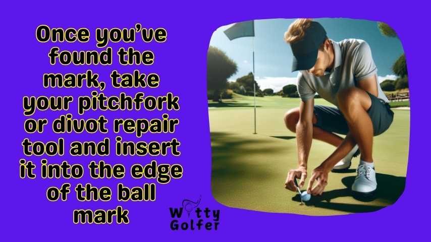 How to Fix a Ball Mark on a Golf Green