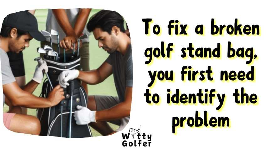 How to Fix a Broken Golf Stand Bag