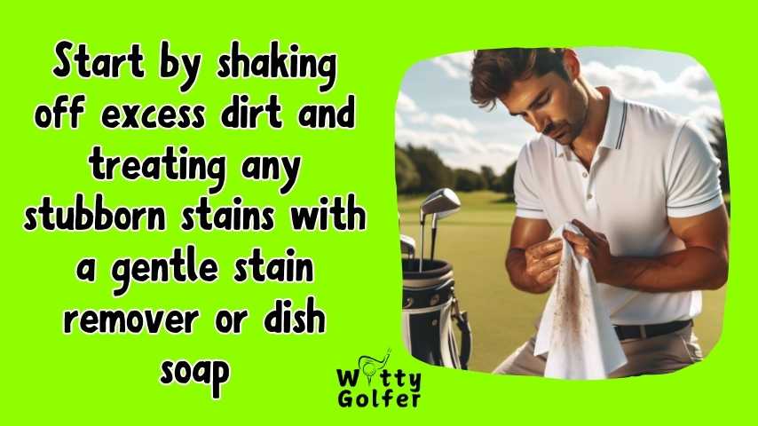 How to Get Dirt Out of White Golf Towels