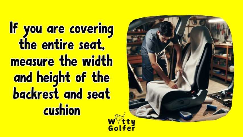 How to Make a Golf Seat Cover from a Towel