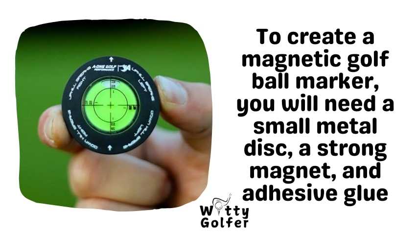 How to Make a Magnetic Golf Ball Marker