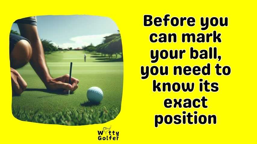 How to Mark a Golf Ball for Putting