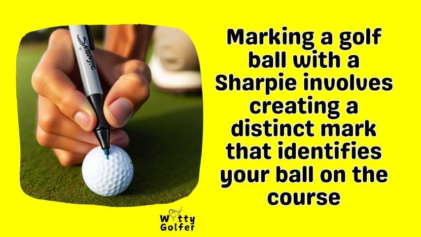 How to Mark a Golf Ball with a Sharpie