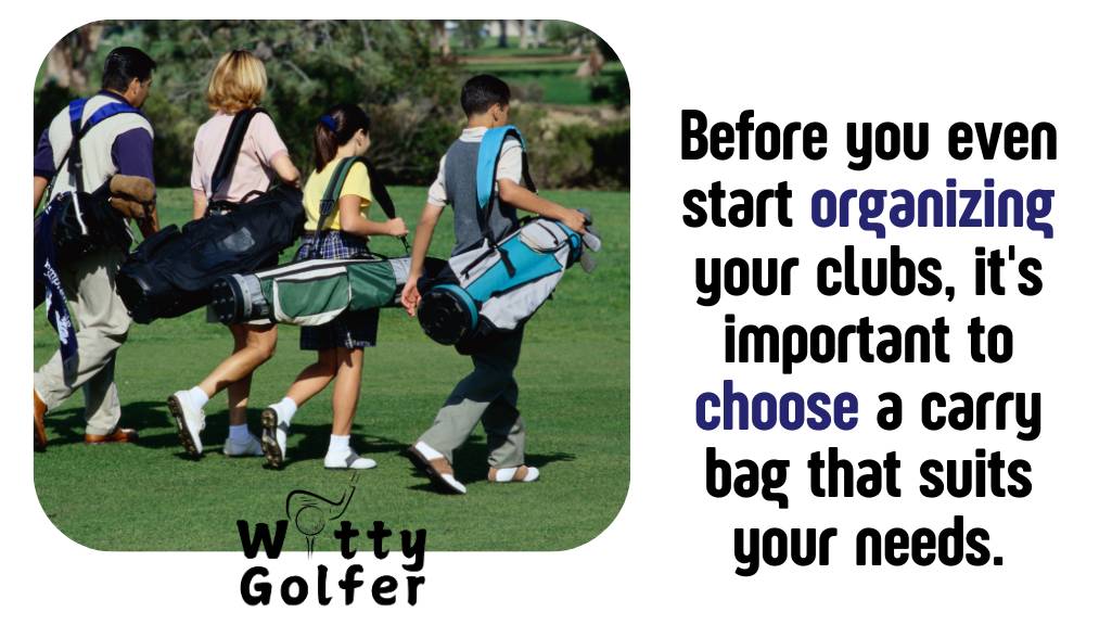 How to Put Golf Clubs in a Carry Bag