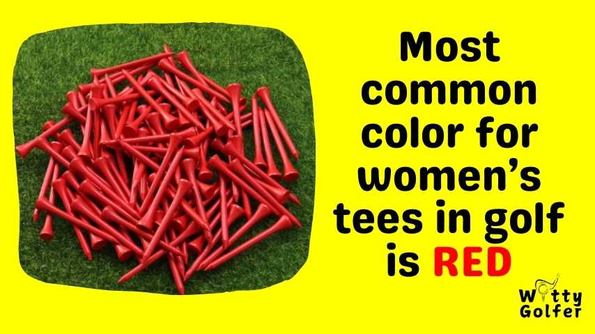 What Color Are Women’s Tees in Golf