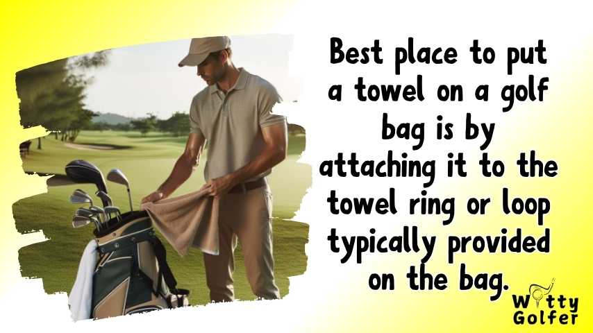 Where to Put Towel on Golf Bag