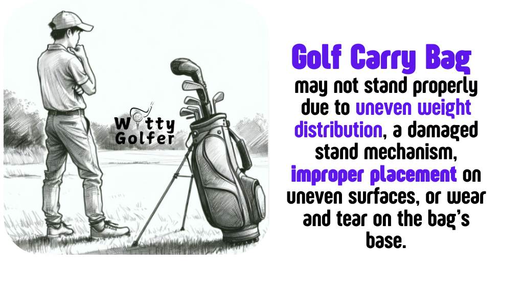 Why Is My Golf Club Carry Bag Not Standing Properly